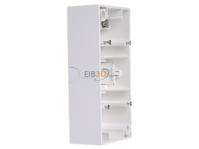 View on the left Berker 10428989 Surface mounted housing 2-gang white 
