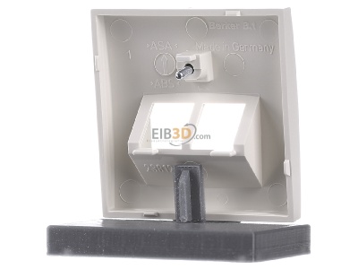 Ansicht hinten Berker 14098982 Zentralstck ws/gl f.UAE/E-DAT-Dose 