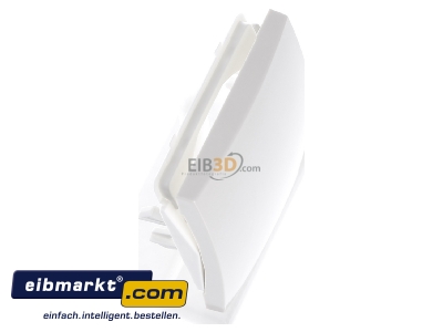 Ansicht oben links Berker 16208982 Wippe ws/gl 1-fach 