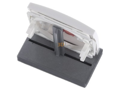 Ansicht oben hinten Berker 16248989 Wippe pws/gl mit roter Linse 