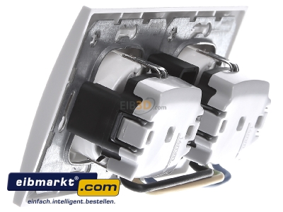 View on the right Berker 47208989 Socket outlet protective contact white 
