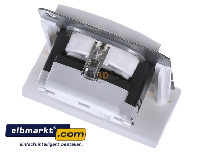 Ansicht oben hinten Berker 47238989 SCHUKO-Steckdose pws/gl 