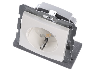 Ansicht oben vorne Berker 47438982 SCHUKO-Steckdose ws/gl 