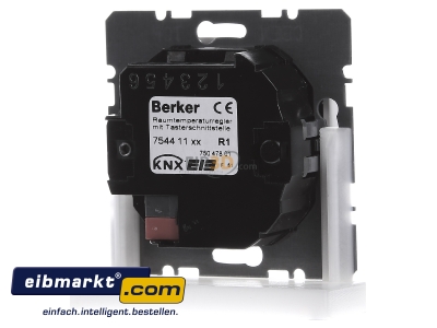 Back view Berker 75441159 Room thermostat for bus system
