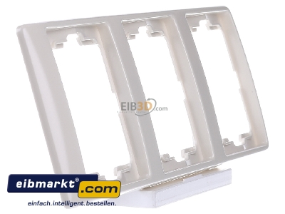 View on the left Berker 13330002 Frame 3-gang white
