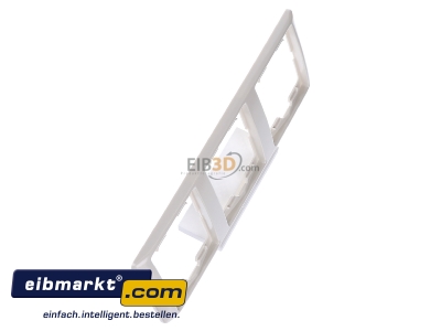 View top left Berker 13330002 Frame 3-gang white
