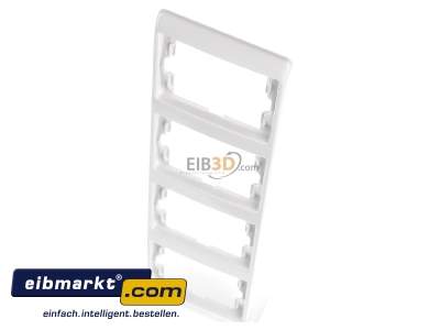 View up front Berker 13430002 Frame 4-gang white - 
