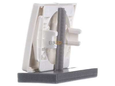 View on the right Berker 14350002 Cover plate for switch/push button white 
