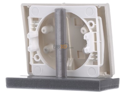 Back view Berker 14350002 Cover plate for switch/push button white 
