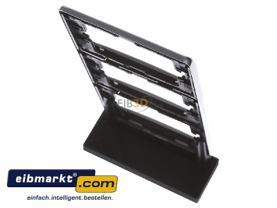 Top rear view Berker 13340004 Frame 3-gang stainless steel - 
