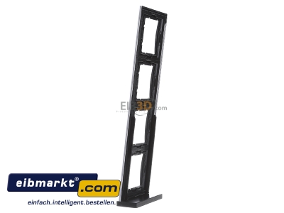 View on the right Berker 10143004 Frame 4-gang aluminium 
