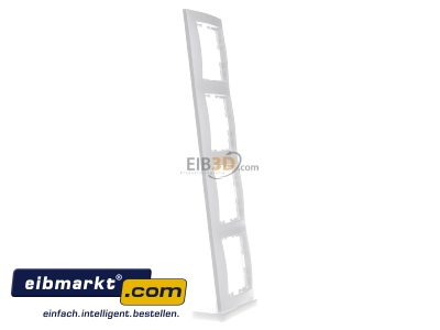 View on the left Berker 10149909 Frame 4-gang white - 
