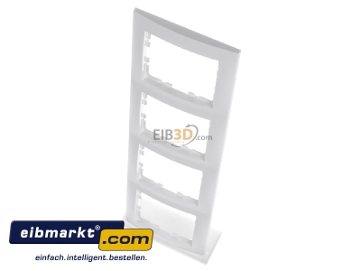 View up front Berker 10149909 Frame 4-gang white - 
