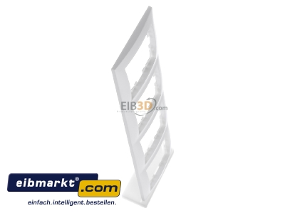 View top left Berker 10149909 Frame 4-gang white - 
