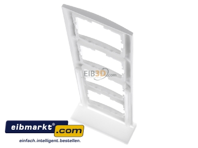 Top rear view Berker 10149909 Frame 4-gang white - 
