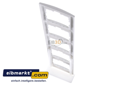 Top rear view Berker 10159909 Frame 5-gang white
