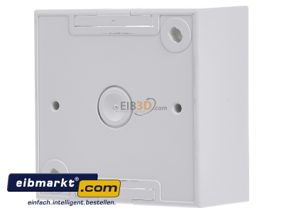 Back view Berker 10419909 Surface mounted housing 1-gang white
