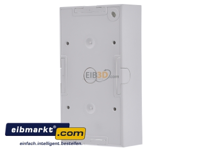 Back view Berker 10429909 Surface mounted housing 2-gang white
