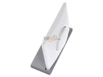 Ansicht oben links Berker 11309909 Abdeckplatte pws + Regulierknopf 