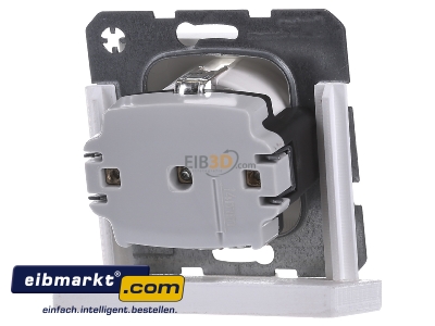 Ansicht hinten Berker 41231909 Schuko-Steckdose pws matt 