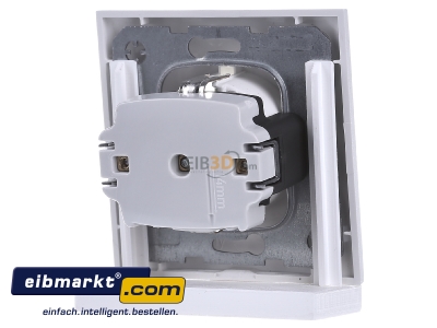 Ansicht hinten Berker 47429909 Schuko-Steckdose pws/matt mit Abdeckplatte 