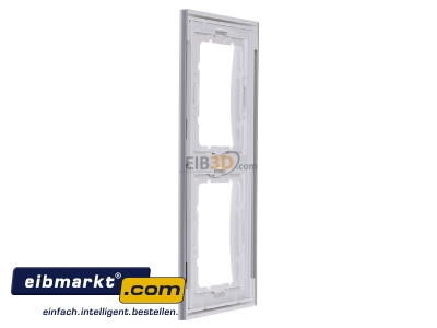 View on the right Berker 10123904 Frame 2-gang aluminium
