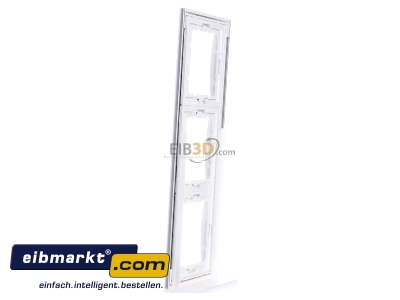 View on the right Berker 10133904 Frame 3-gang aluminium
