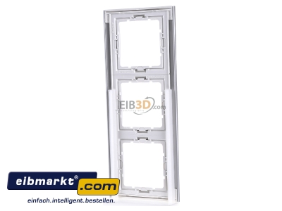 Ansicht hinten Berker 10133904 Rahmen 3f.alu/pws 