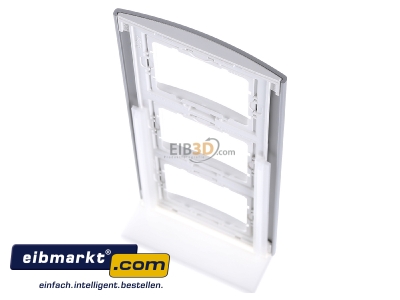 Top rear view Berker 10133904 Frame 3-gang aluminium
