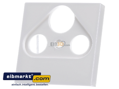 Frontansicht Jung A 561 BFPLSAT WW Abdeckung aws f�r SAT-TV-Dose 