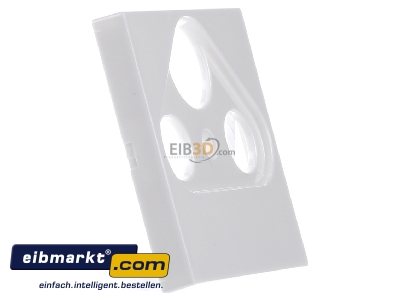 Ansicht links Jung A 561 BFPLSAT WW Abdeckung aws f�r SAT-TV-Dose 