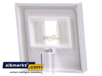 Ansicht hinten Jung A 569 BFPLT WW Abdeckung aws f�r TAE-Dose 
