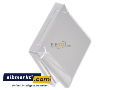 Ansicht oben links Jung AS 581 BFKL WW Klappdeckel aws mit R�ckstellfeder 