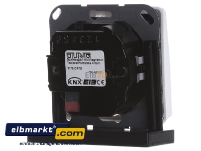 Ansicht hinten Jung CD 2178 ORTS WW KNX Objektregler aws mit int.Busankoppler 