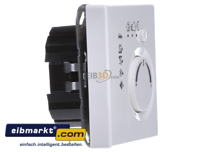 Ansicht links Jung LS 2178 WW KNX Stetigregler aws mit int.Busankoppler 