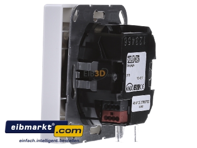 View on the right Jung LS 2178 WW Room thermostat for bus system
