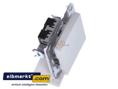 View top left Gira 0121201 Two-way switch flush mounted white
