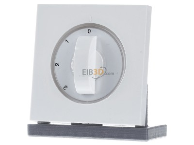Front view Gira 0669112 Cover plate for level switch white 

