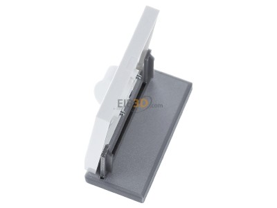 View top right Gira 0669112 Cover plate for level switch white 
