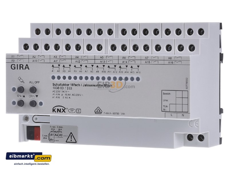 MDT EIB, KNX Schaltaktor 16fach oder Jalousieaktor 8fach