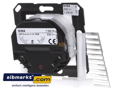 Back view Gira 116900 Monitored LED indicator luminaire 
