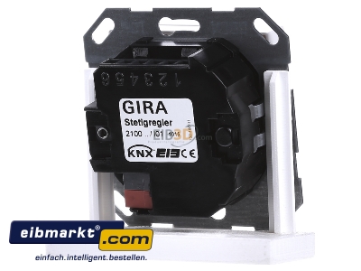 Ansicht hinten Gira 210003 Stetigregler rws-gl KNX/EIB 