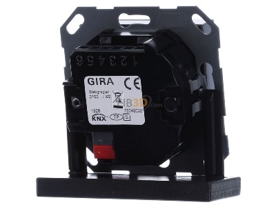 Back view Gira 210026 EIB, KNX room thermostat, 
