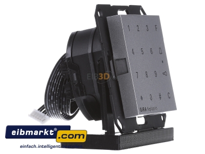 Ansicht links Gira 260526 Code Tastatur alu Keyless In 