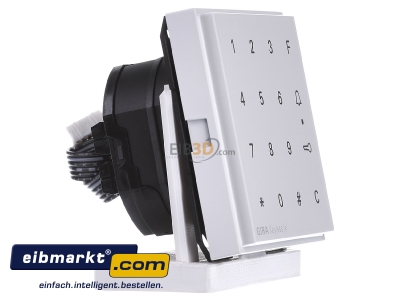 Ansicht links Gira 260566 Code Tastatur rws Keyless In 