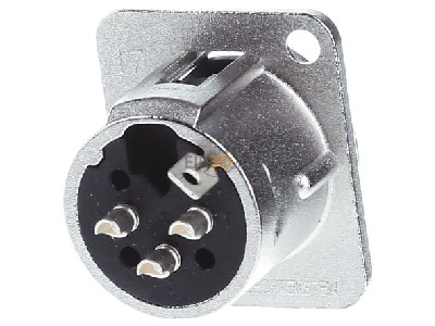 Ansicht hinten Gira 003700 XLR Flanschstecker 3-Pol D- Einstze 