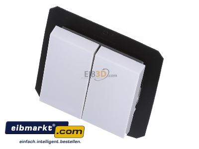 Ansicht oben vorne Gira 026603 Wippe Serienschalter IP44 System 55 reinwei� g 