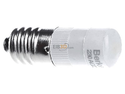 Ansicht links Berker 1678 LED-Lampe E10 weiss 