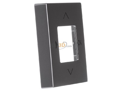 Ansicht links Busch Jaeger 6435-866 Zentralscheibe eds f.Timer-Bedienelem. 