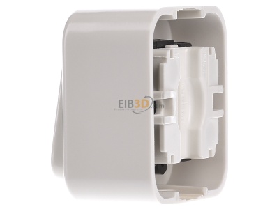 View on the right Busch Jaeger 2601/5 AP Series switch surface mounted 
